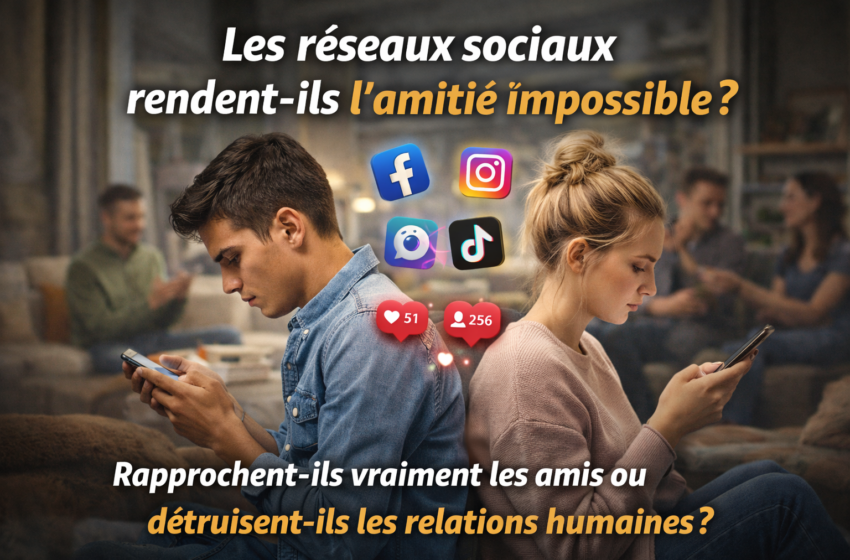  Les réseaux sociaux rendent-ils l’amitié impossible ?