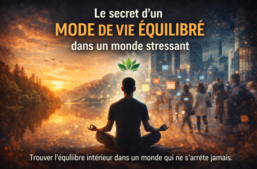  Le secret d’un mode de vie équilibré dans un monde stressant