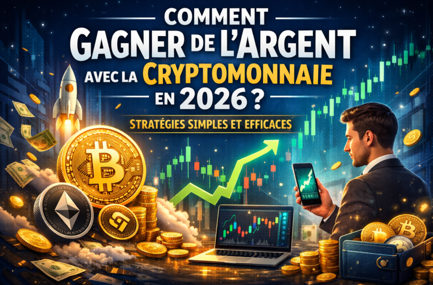  Comment Gagner de l’Argent Aujourd’hui avec la Cryptomonnaie ? Guide Complet 2026