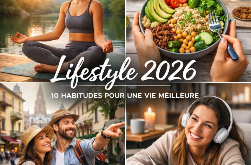  Lifestyle 2026 : 10 habitudes simples pour améliorer votre qualité de vie